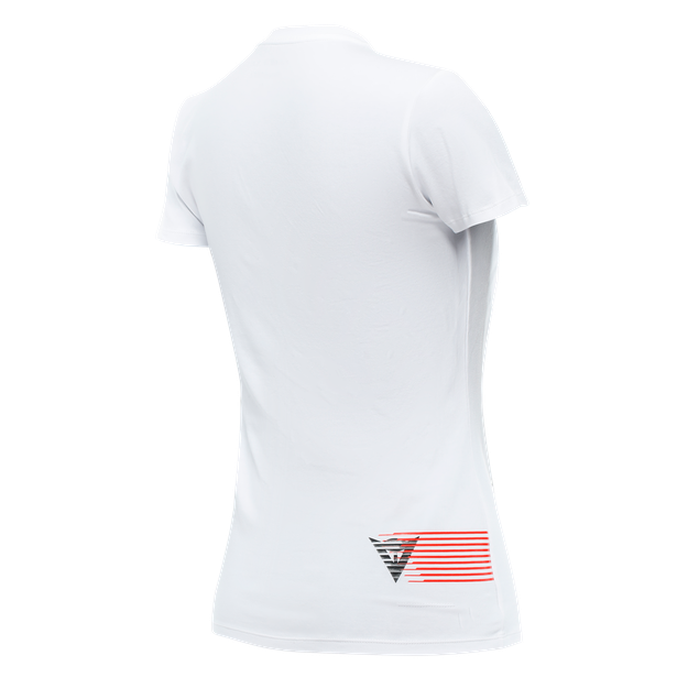dainese-t-shirt-logo-lady-white-black image number 1