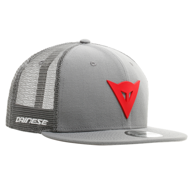9fifty-trucker-cappellino-snapback-grey-red image number 0