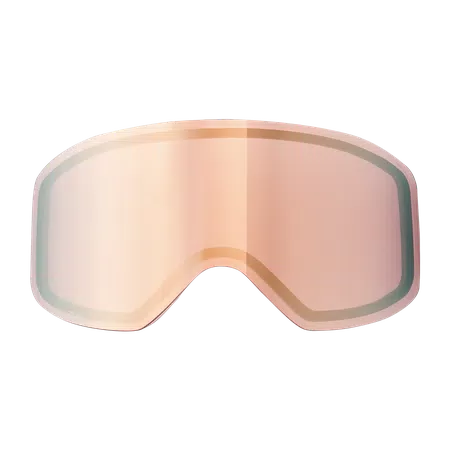 LENTILLE DE REMPLACEMENT POUR HP HO CYLINDRICAL - PINK-GOLD - 1