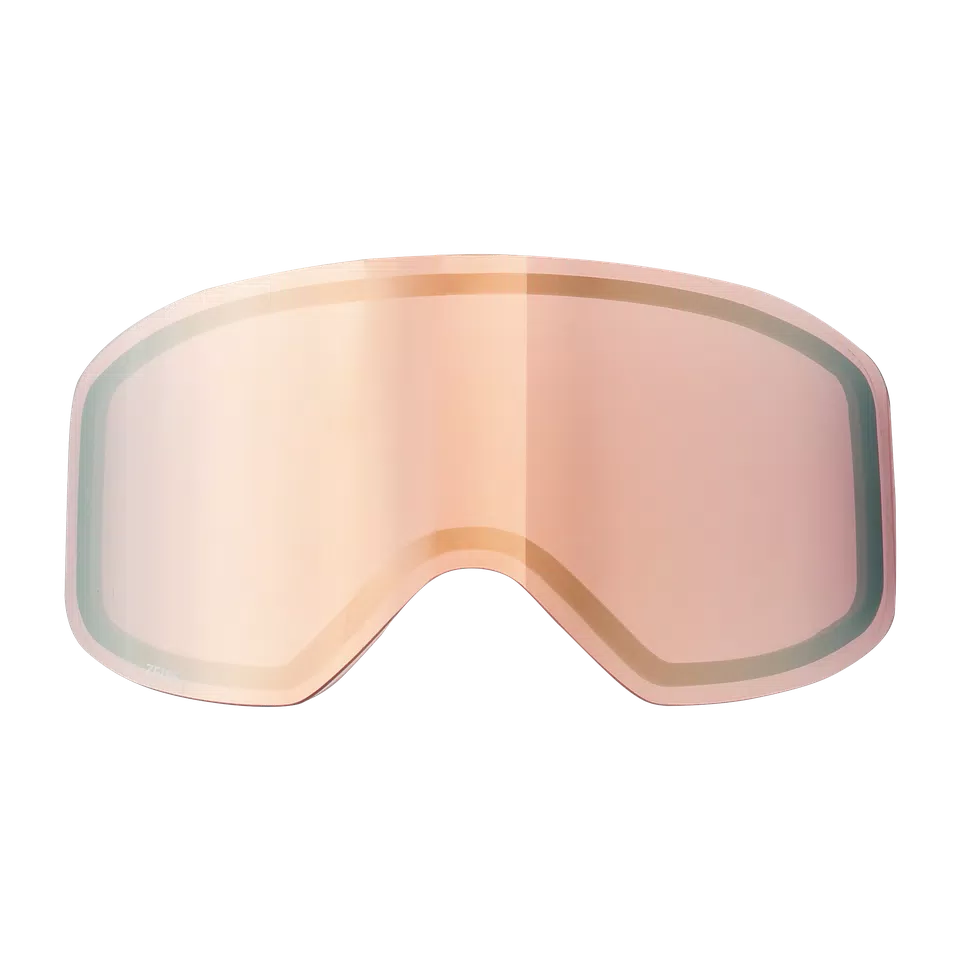 HP HO CYLINDRICAL GLÄSER FÜR SKIBRILLE - PINK-GOLD - 1