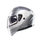 STREETMODULAR LEVICO MATT DOUBLE LIGHT GREY - MOTORBIKE FLIP UP HELMET E2206