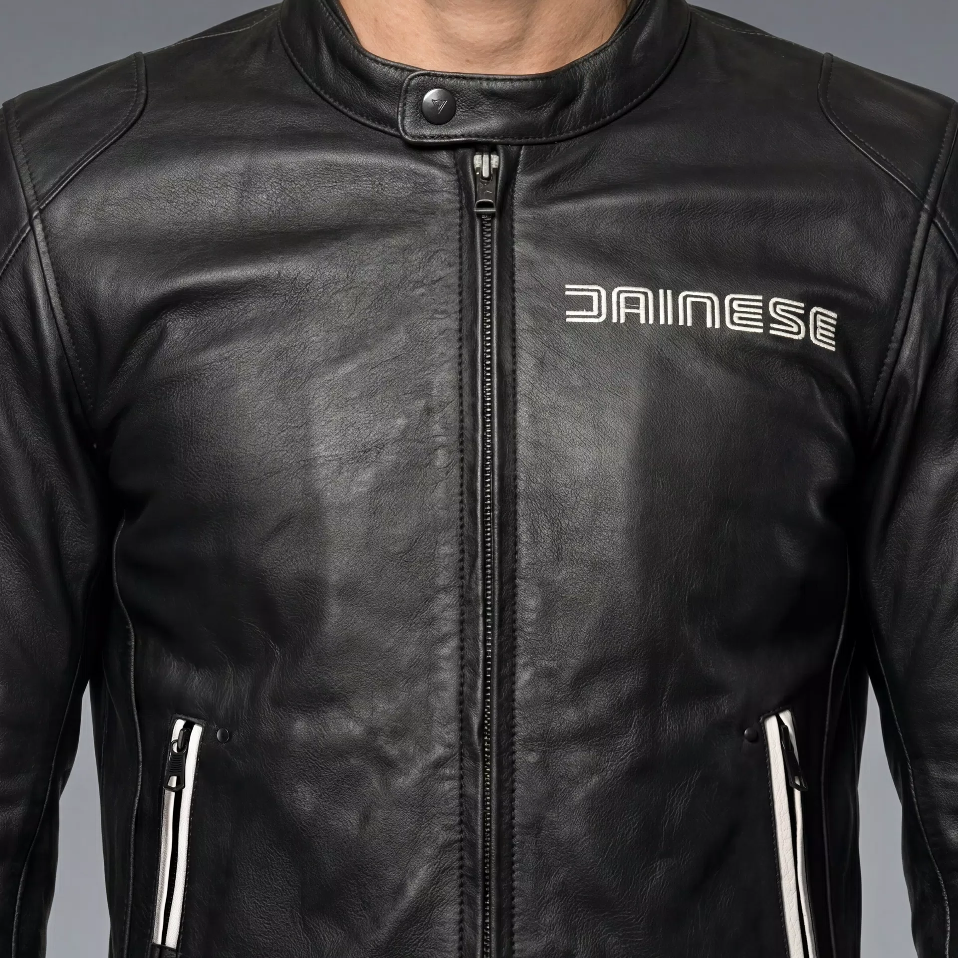 LEGGENDA - MOTORCYCLE JACKET IN LEATHER MEN