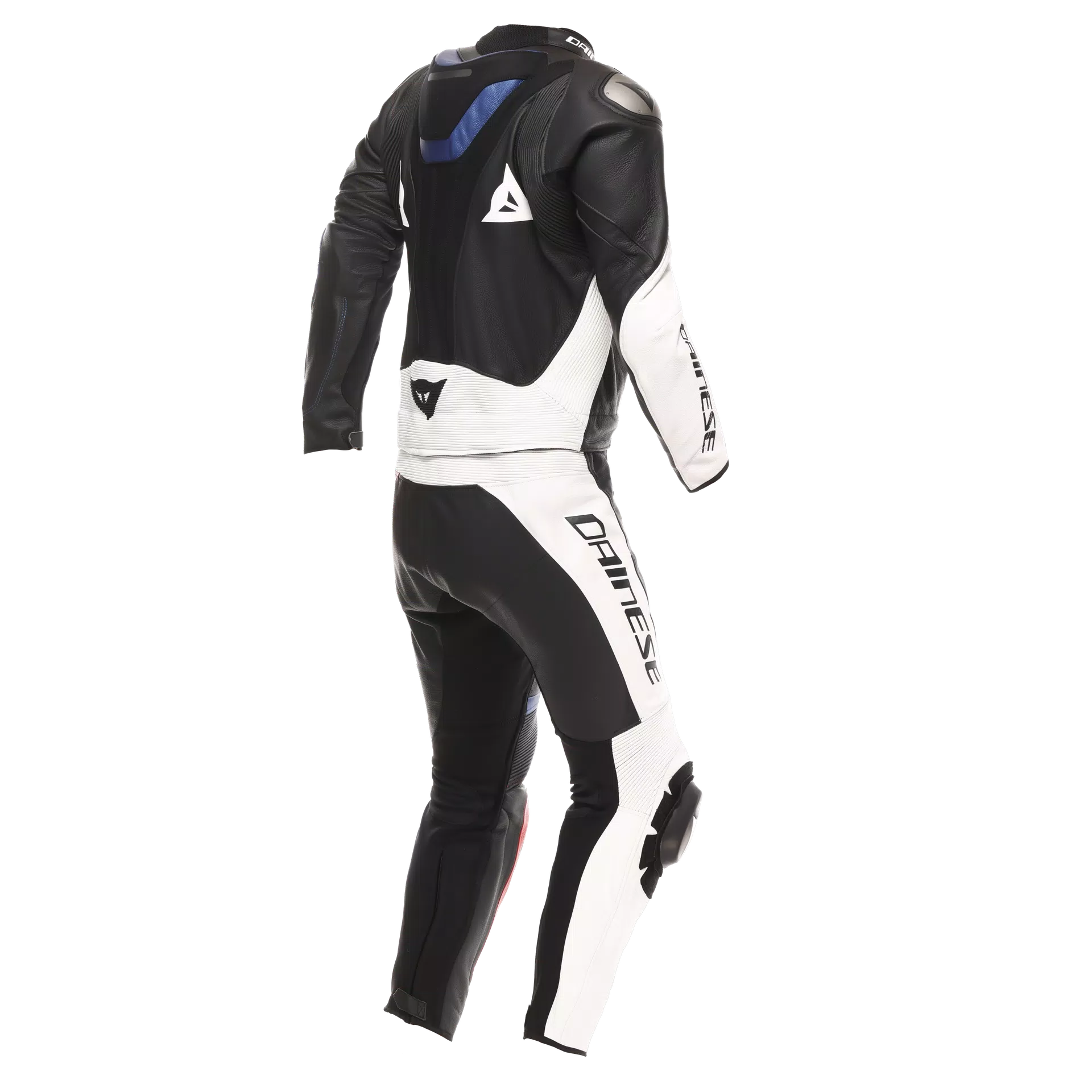 DEMON SPRINT - TWO-PIECE MOTORCYCLE SUIT IN LEATHER MEN | BLACK 