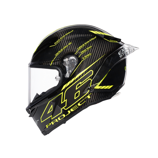 Runway helmet Gp R E2205 Top - Project 46 3.0 Carbon - AGV