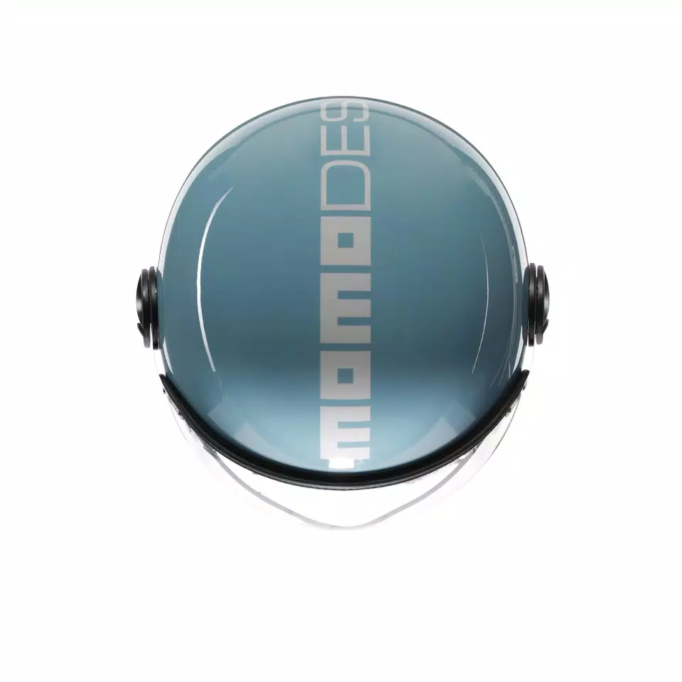 MOMODESIGN FGTR CLASSIC SKY BLUE / WHITE - JET HELMET WITH VISOR E2206 -  - 6