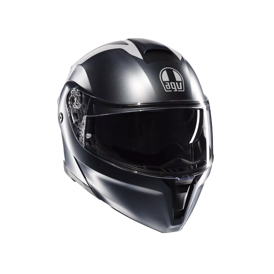 STREETMODULAR RESIA MATT GREY/SILVER/RED - CASQUE MOTO MODULAIRE E2206 -  - 1