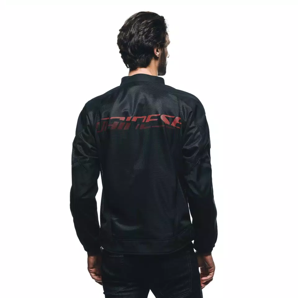 HEROSPHERE AIR - MEN SUMMER MOTORCYCLE JACKET - BLACK/RED DIAMOND - 6