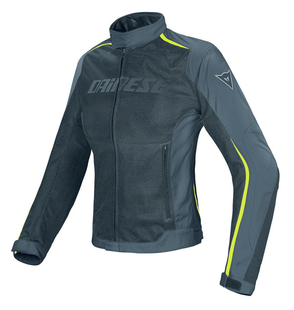 hydra-flux-lady-d-dry-jacket-black-dark-gull-gray-fluo-yellow image number 0