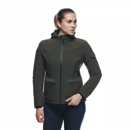 CENTRALE ABSØLUTESHELL™ PRO - WOMEN'S WATERPROOF MOTORCYCLE JACKET - GREEN - 5