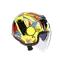 ETERES ROSSI WINTER TEST 2019 - MOTORBIKE OPEN FACE HELMET E2206