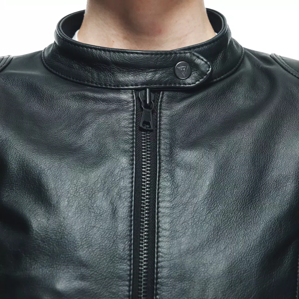 ELECTRA - GIACCA MOTO IN PELLE DONNA - BLACK - 14