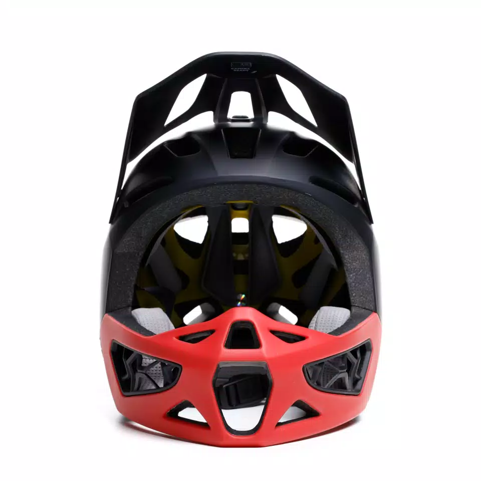 LINEA 01 MIPS EVO - FULL FACE BIKE HELMET - MONO MATT BLACK/RED/NARDO GREY - 2
