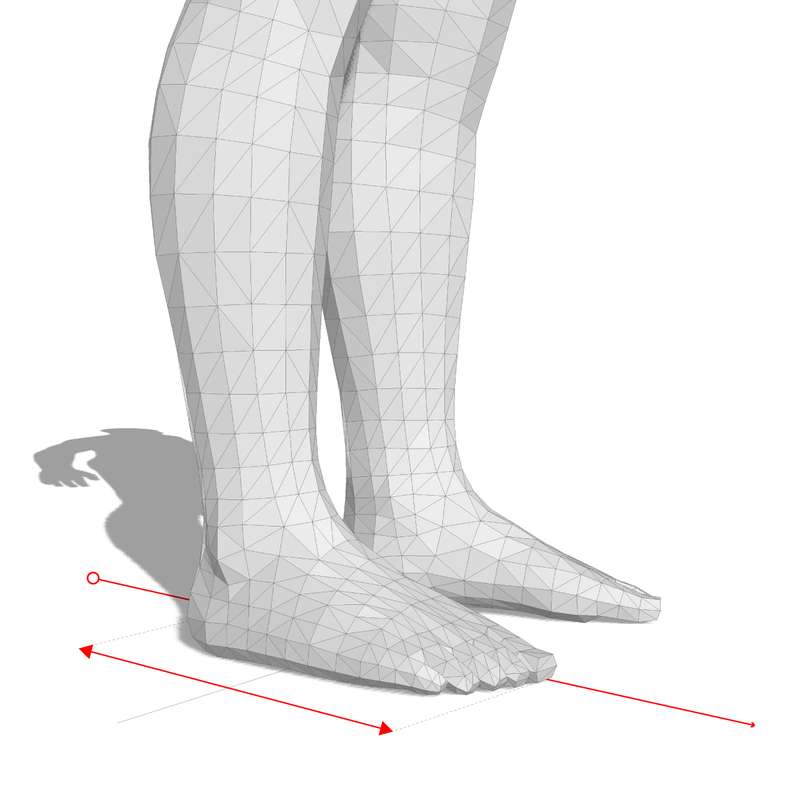 how to measure: foot lenght