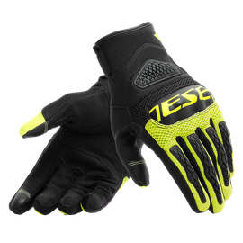 BORA GLOVES BLACK/FLUO-YELLOW- Textile