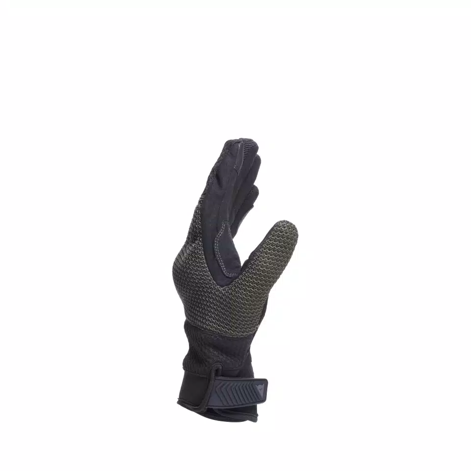 TORINO - MEN'S MOTORCYCLE TEXTILE GLOVES - BLACK/GRAPE-LEAF - 2