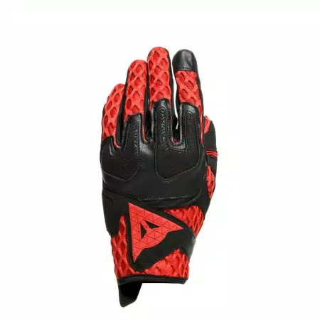 AIR-MAZE - UNISEX MOTORCYCLE TEXTILE SUMMER GLOVES - BLACK/RED - 1