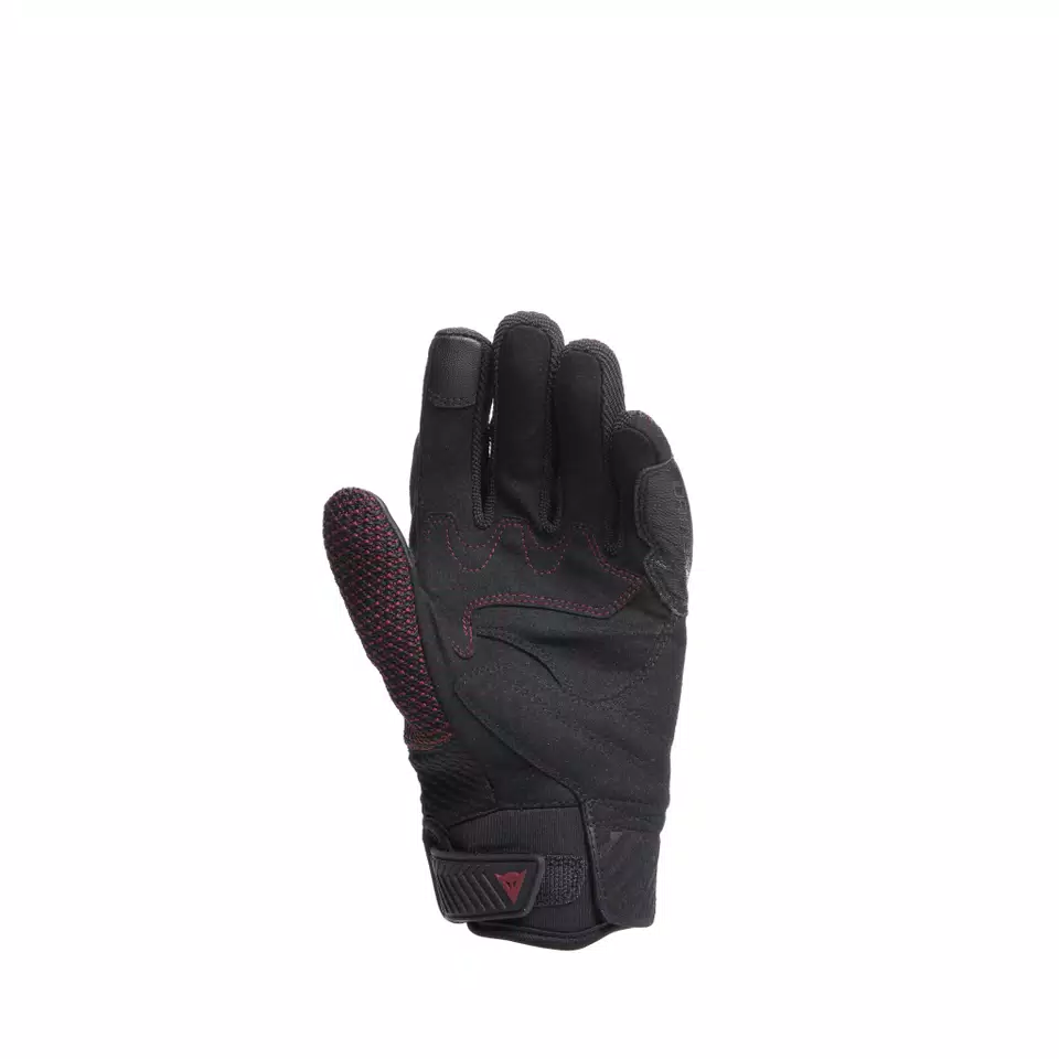 TORINO - WOMEN'S MOTORCYCLE TEXTILE GLOVES | BLACK/APPLE TORINO - WOMEN'S MOTORCYCLE TEXTILE GLOVES | BLACK/APPLE
