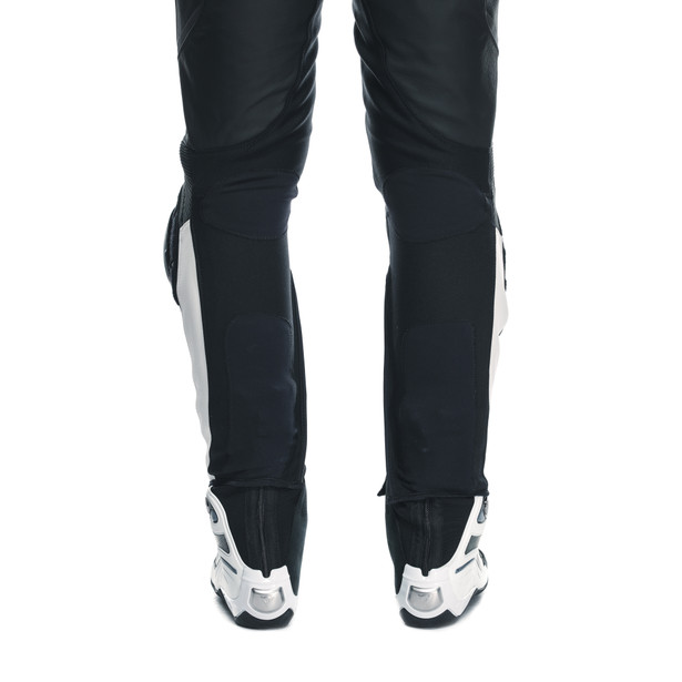 super-speed-pantaloni-moto-in-pelle-uomo-black-white image number 14