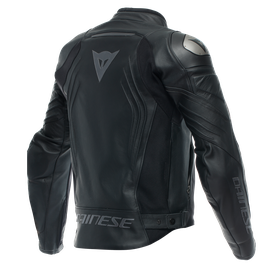 ESSENTIAL RACING PERF. LEATHER JACKET BLACK/ANTHRACITE- 