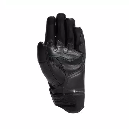FOLGOR - ZOMER MOTORENHANDSCHOENEN VAN LEER - BLACK/BLACK - 3