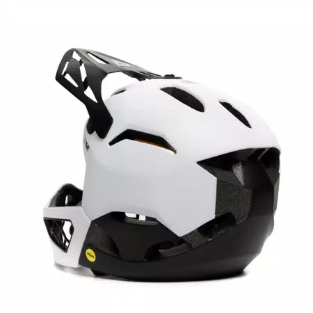 LINEA 01 MIPS - FULL FACE BIKE HELMET - WHITE/BLACK - 4