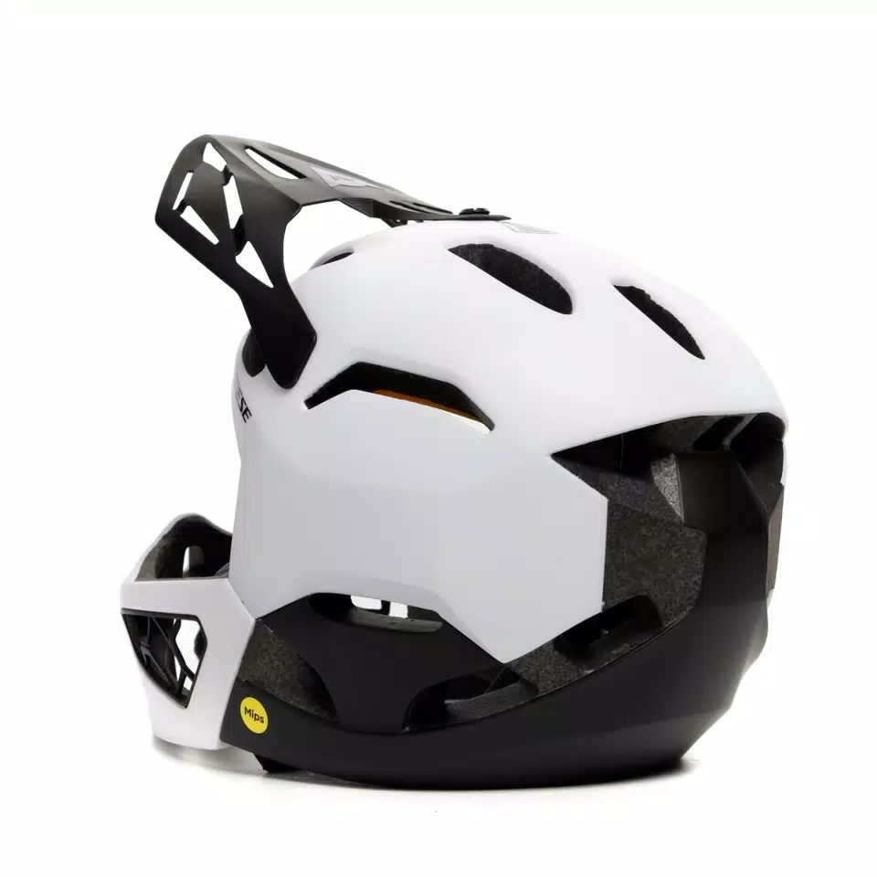 LINEA 01 MIPS - FULL FACE BIKE HELMET - WHITE/BLACK - 4