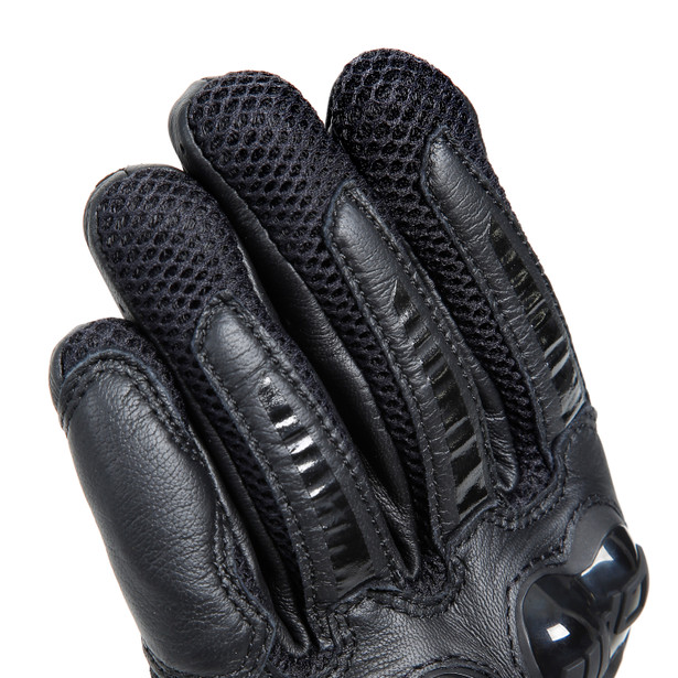 mig-3-unisex-leather-gloves-black-black image number 11