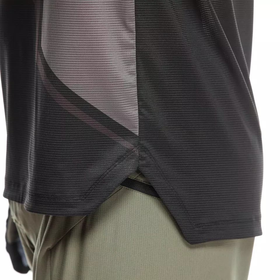 HG AER JERSEY LS - MAGLIA BICI MANICHE LUNGHE UOMO - BLACK/GREY - 10