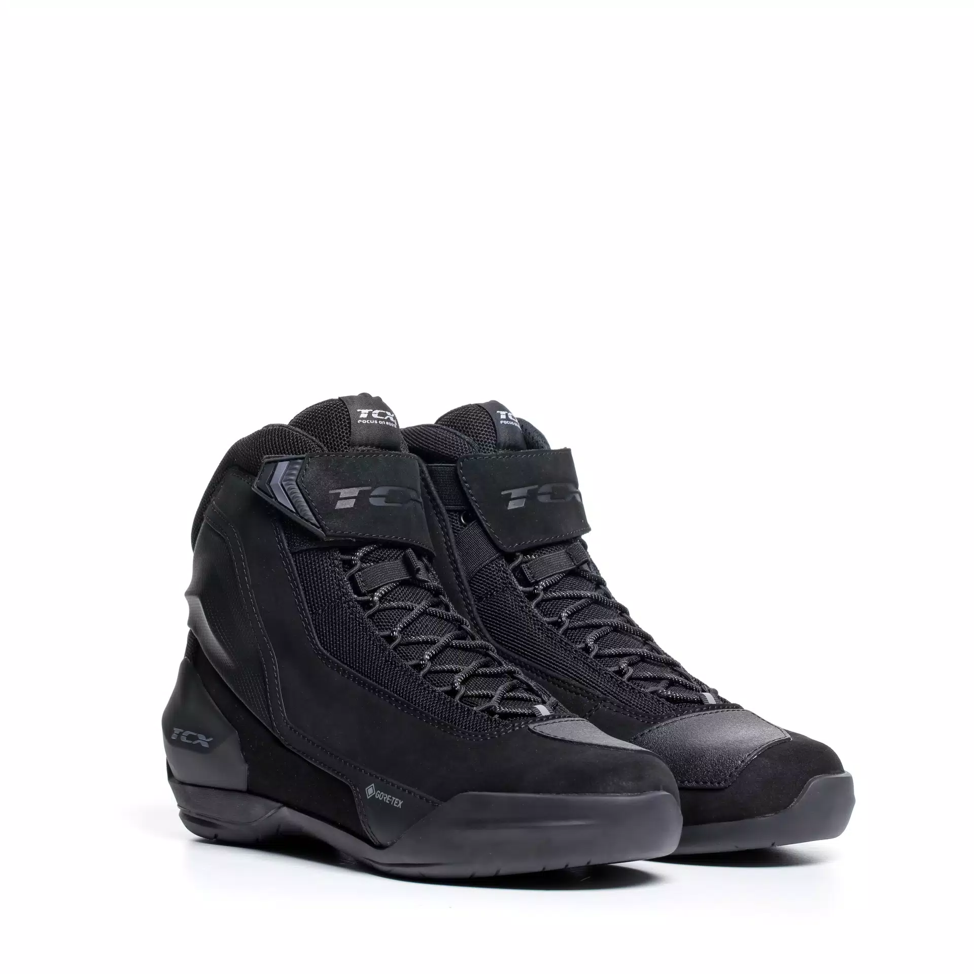 JUPITER 5 GORE-TEX® MEN'S WATERPROOF MOTORCYCLE SHOES - BLACK