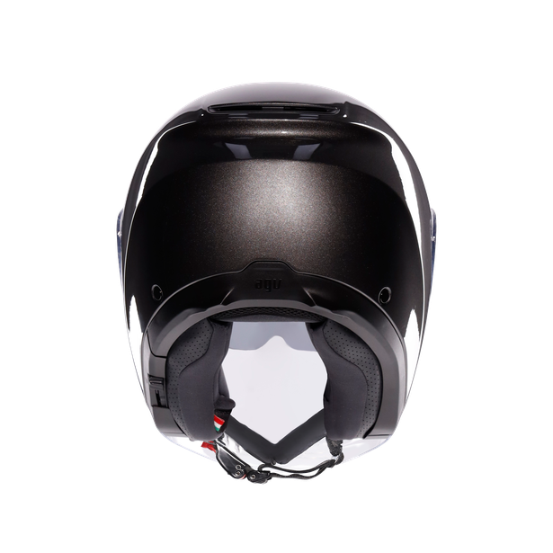 irides-mono-asfalto-grey-motorbike-open-face-helmet-e2206 image number 4