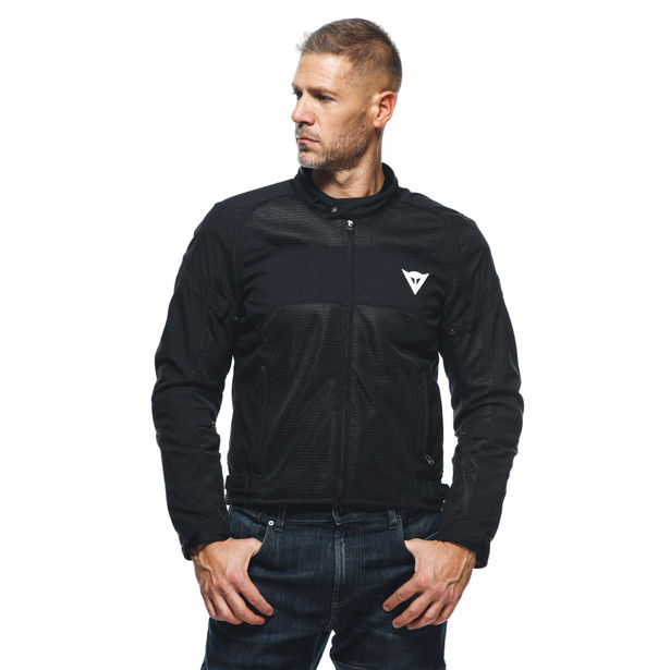 essential-air-tex-giacca-moto-estiva-in-tessuto-uomo-black-black-white image number 4
