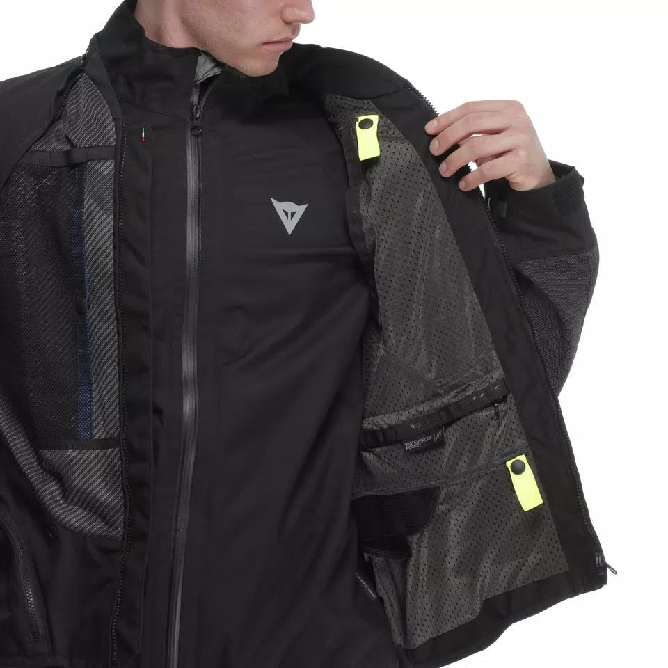 SUPER ADVENTURE ABSØLUTESHELL™ - MEN MOTORCYCLE OFF-ROAD JACKET - BLACK/BLACK/BLUE - 15