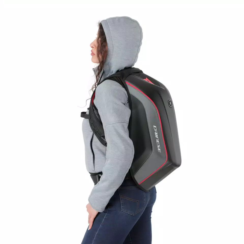 D-MACH 2 - SPORT BIKER BACKPACK - BLACK/GREY/RED - 3