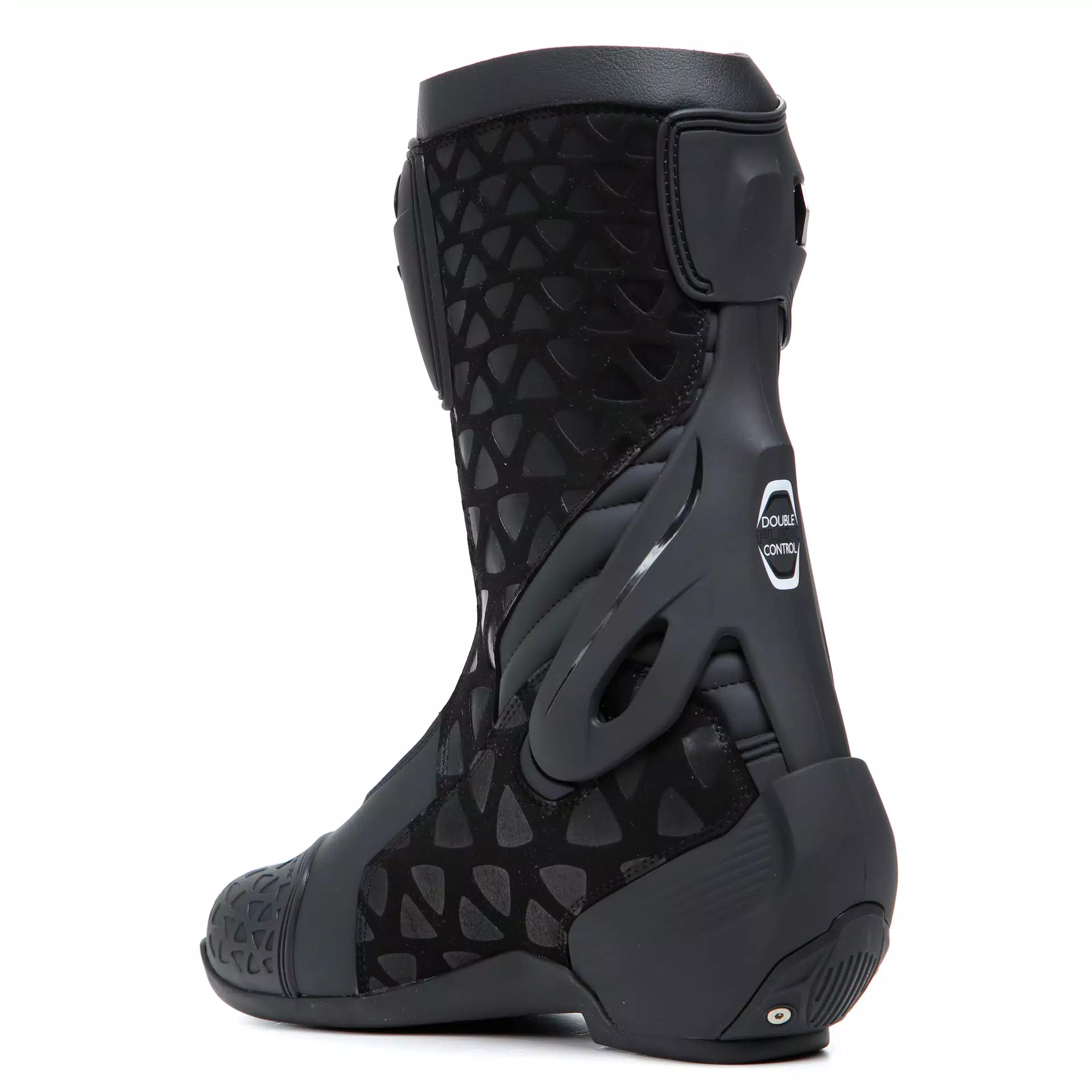 RT-RACE MEN'S MOTORCYCLE BOOTS BLACK/WHITE/GREY