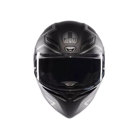 K1 S SLING MATT BLACK/GREY - MOTORBIKE FULL FACE HELMET E2206 -  - 2