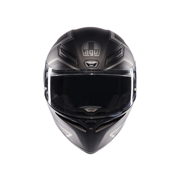 k1-s-sling-matt-black-grey-motorbike-full-face-helmet-e2206 image number 1