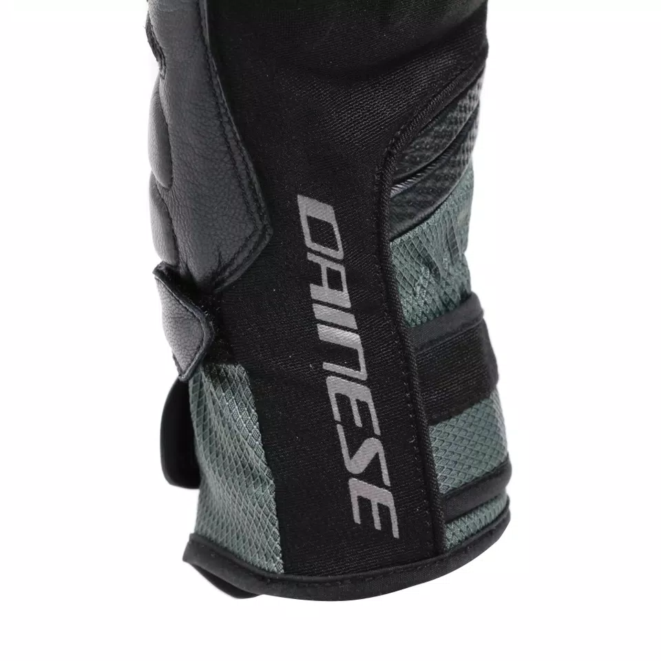 TEYDE GORE-TEX® - WATERPROOF MOTORCYCLE GLOVES - BLACK/ARMY-GREEN - 10