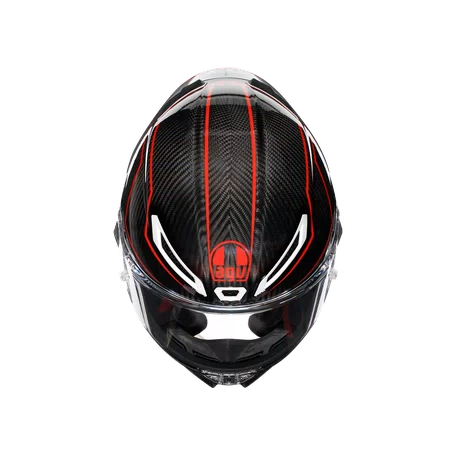 PISTA GP RR PERFORMANTE CARBON/RED - MOTORBIKE FULL FACE HELMET E2206 DOT