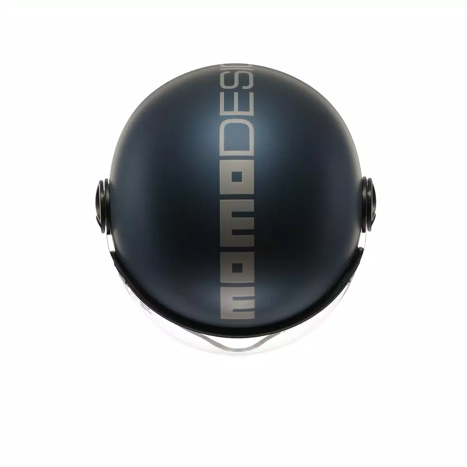 MOMODESIGN FGTR EVO MATT AVIO / SILVER - JET HELMET WITH DUAL VISOR E2206 -  - 6