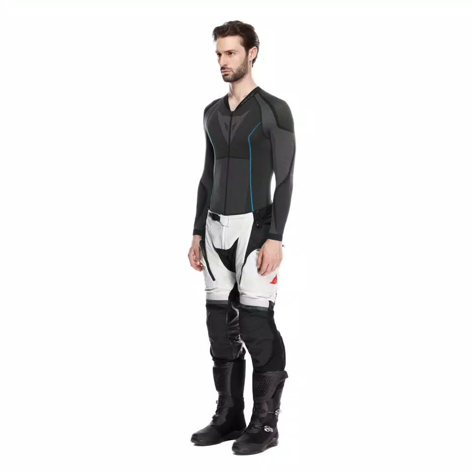 SUPER ADVENTURE ABSØLUTESHELL™ - MEN OFF-ROAD MOTORCYCLE PANTS - BLACK/GLACIER-GREY/RED - 4