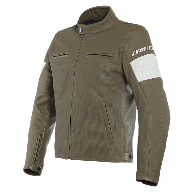 Dainese - San Diego Leather Jacket Perf. - Jackets - Men - Light-brown - 46