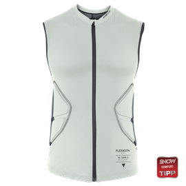 FLEXAGON WAISTCOAT WOMAN PURITAN-GRAY/STRETCH-LIMO