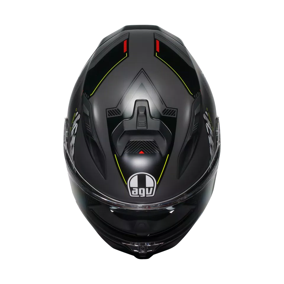 K7 AGV E2206 MPLK - KYBER MATT GREY/YELLOW FLUO -  - 7