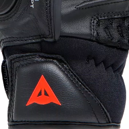 CARBON 4 - MEN'S MOTORCYCLE SHORT LEATHER GLOVES - BLACK/BLACK - 6