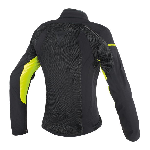 air-frame-d1-tex-giacca-moto-estiva-in-tessuto-donna-black-black-yellow-fluo image number 1