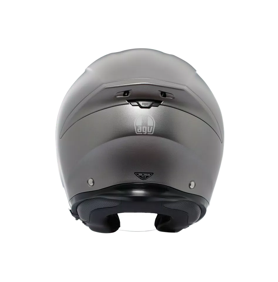 K5 JET EVO MONO MATT LUNA GREY - MOTORBIKE OPEN FACE HELMET E2206 -  - 5