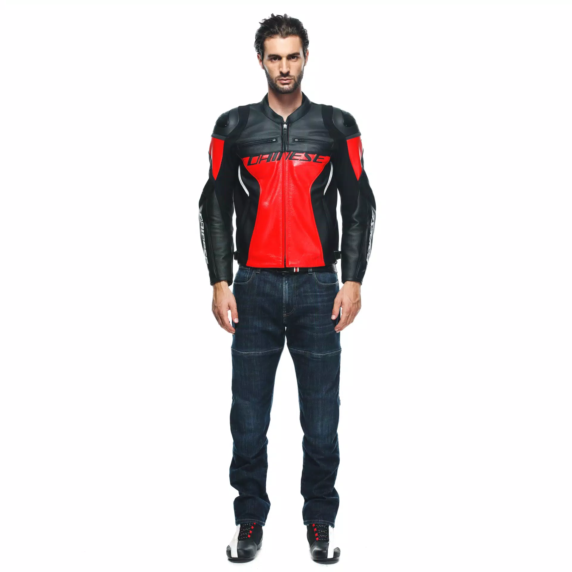RACING 4 - BLOUSON MOTO EN CUIR HOMME
