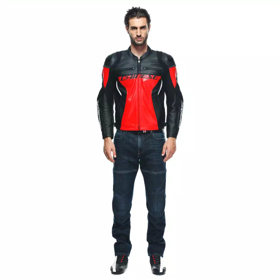 RACING 4 - BLOUSON MOTO EN CUIR HOMME -  - 62