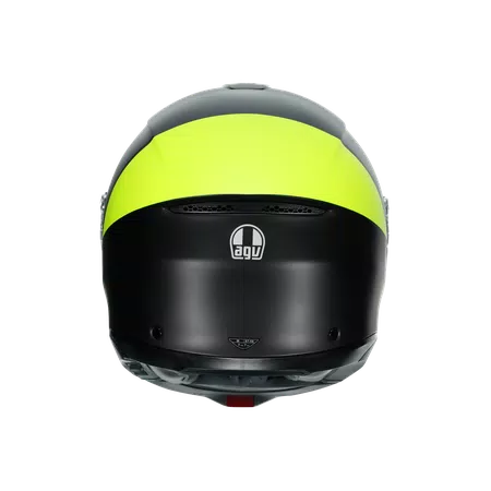 TOURMODULAR BALANCE MATT BLACK/YEL FL/GREY - MOTORBIKE FLIP UP HELMET E2206 -  - 5