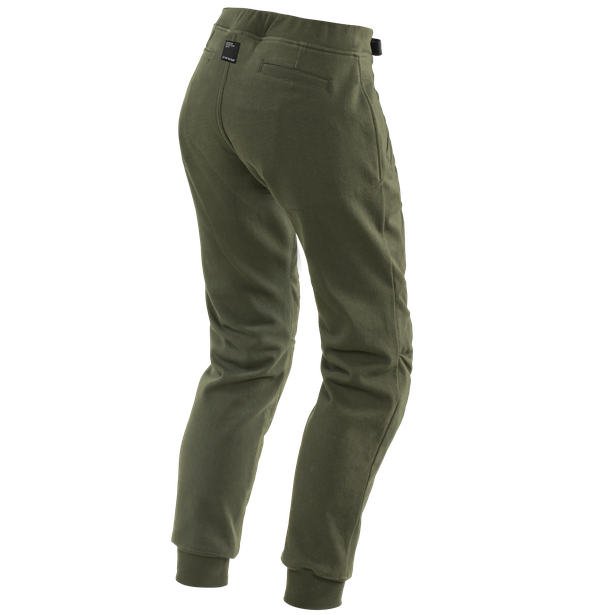 trackpants-pantaloni-moto-in-tessuto-donna-olive image number 1